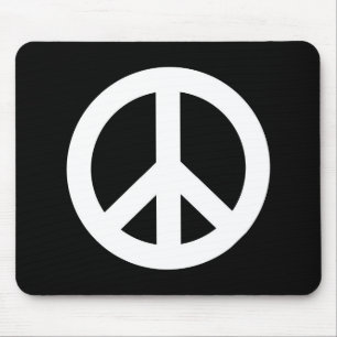 Mousepad Sinal de paz retro
