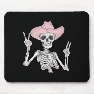 Mousepad Sinal de paz Vowboy Hat no Dia das Bruxas do Méxic