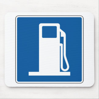 Mousepad Sinal de rua do posto de gasolina