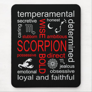 Mousepad Sinal de Scorpion Zodiac