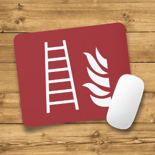 Mousepad Sinal de segurança da escada de incêndio