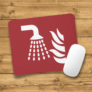 Mousepad Sinal de Segurança do Aplicador de Nevoeiro da Águ