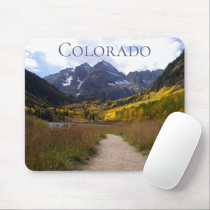 Mousepad Sinal de Sinais Maroon Bells Colorado