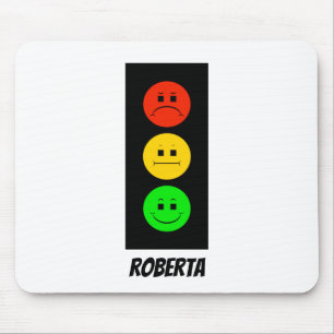 Mousepad Sinal de trânsito temperamental customizável com