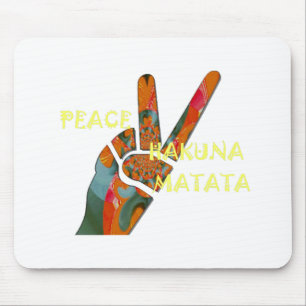 Mousepad Sinal de Vibes de Hakuna Matata