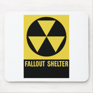 Mousepad Sinal do abrigo de precipitação