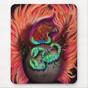 Mousepad Sinal do zodíaco da Escorpião