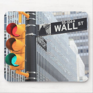 Mousepad Sinal e sinal de Wall Street