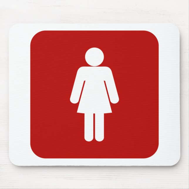 Mousepad Sinal feminino (Frente)