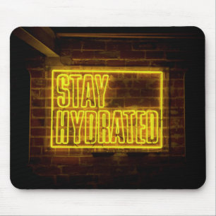 Mousepad Sinal Neon Yellow de Permanência hidratado