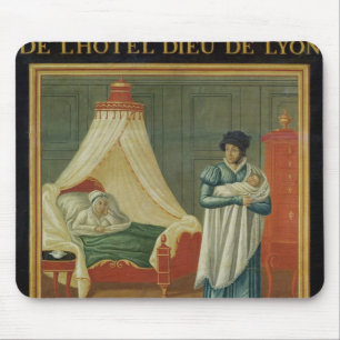 Mousepad Sinal que anuncia os serviços de uma parteira