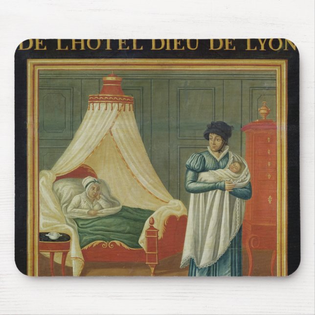 Mousepad Sinal que anuncia os serviços de uma parteira (Frente)