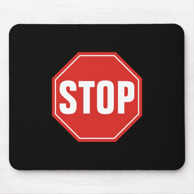 Mousepad Sinal STOP (Frente)