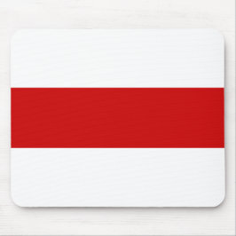 Mousepad Sinalizador da Bielorrússia (Vermelho e Branco)