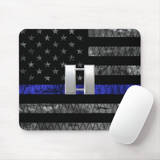 Mousepad Sinalizador de Distância da Linha Azul Thin (Com mouse)