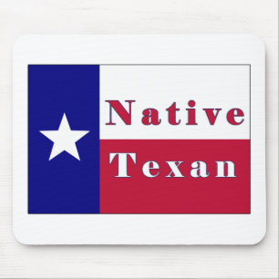 Mousepad Sinalizador de Estrela Única do Texano Nativo