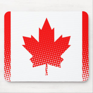 Mousepad Sinalizador Do Canadá Com Efeito De Meio-Tom