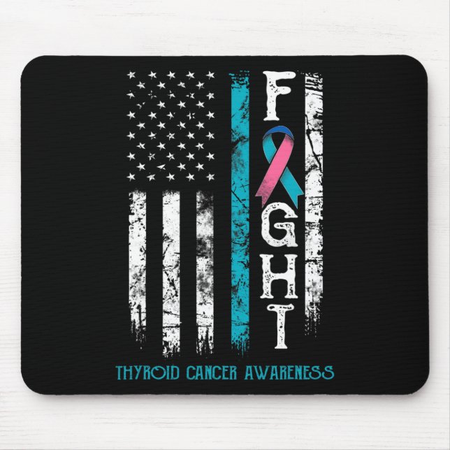 Mousepad Sinalizador do cancer Warrior Us (Frente)