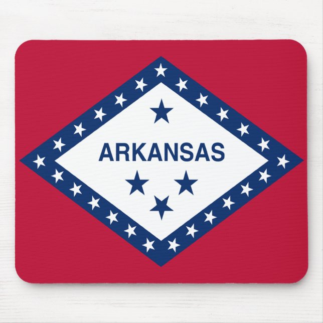 Mousepad Sinalizador do Estado do Arkansas (Frente)
