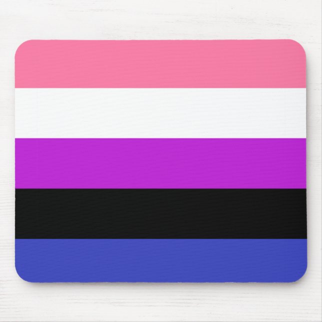 Mousepad Sinalizador do Genderfluido (Frente)