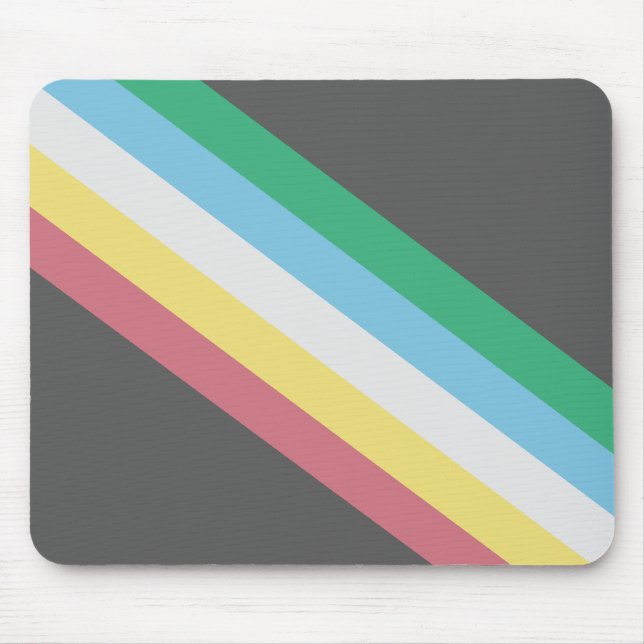 Mousepad Sinalizador do Orgulho de Deficiência (Frente)