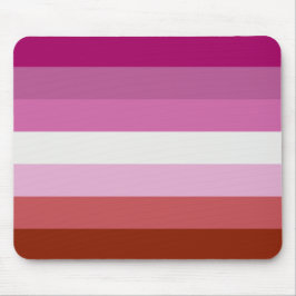 Mousepad Sinalizador do Orgulho Lésbico Rosa