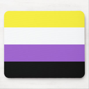 Mousepad Sinalizador do Orgulho Não Binário