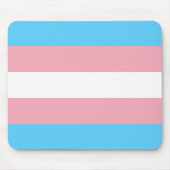 Mousepad Sinalizador do Orgulho Transgênero (Frente)