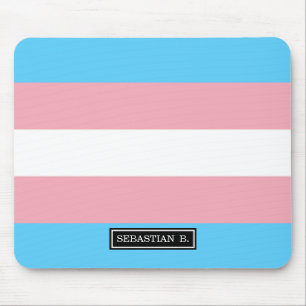 Mousepad Sinalizador do Orgulho Transgênero