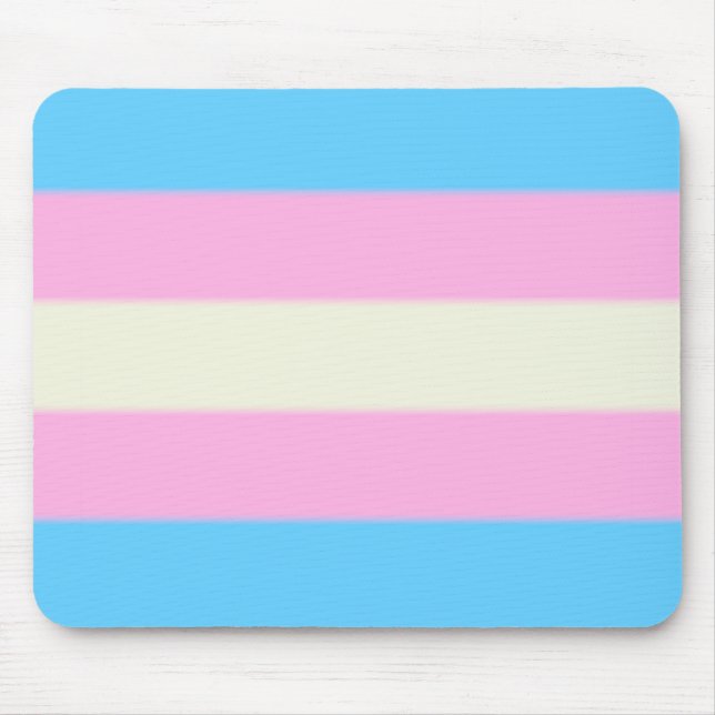 Mousepad Sinalizador do Orgulho Transgênero de Queda (Frente)