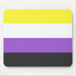 Mousepad Sinalizador Enby (Orgulho Não-Binário)
