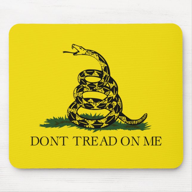 Mousepad Sinalizador Gadsden (Não Passe em Mim) (Cobra amer (Frente)