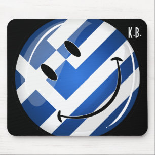 Mousepad Sinalizador Grego Sorridente