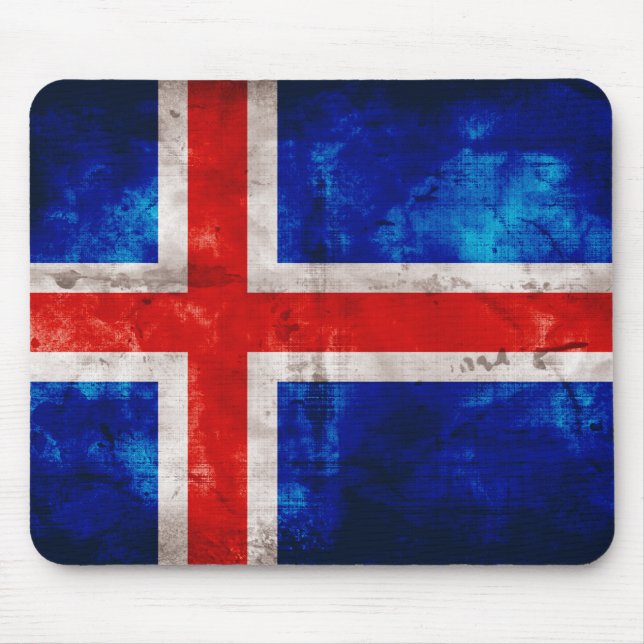 Mousepad Sinalizador islandês (Frente)
