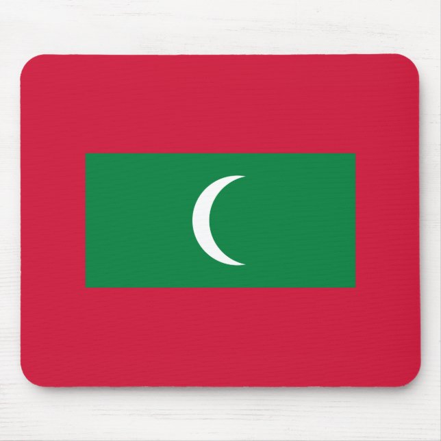 Mousepad Sinalizador Maldivas (República das Maldivas) (Frente)