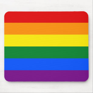 Mousepad Sinalizador Orgulho gay do arco-íris LGBT