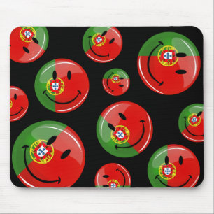 Mousepad Sinalizador português sorridente