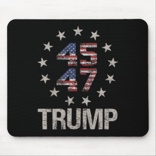 Mousepad Sinalizador Trump 2024 (em Byck) Pegue o América C