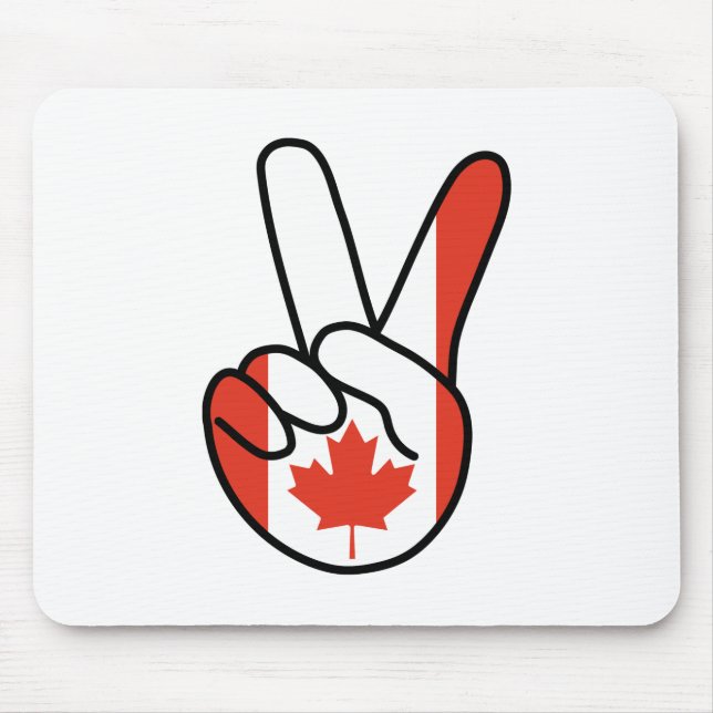 Mousepad Sinalizador V do Canadá (Frente)