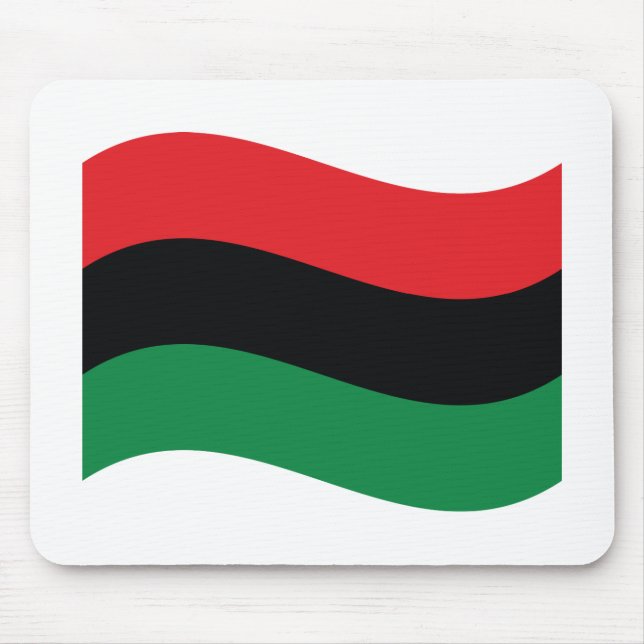 Mousepad Sinalizador vermelho, preto e verde (Frente)