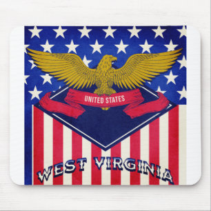 Mousepad Sinalizador West Virginia USA