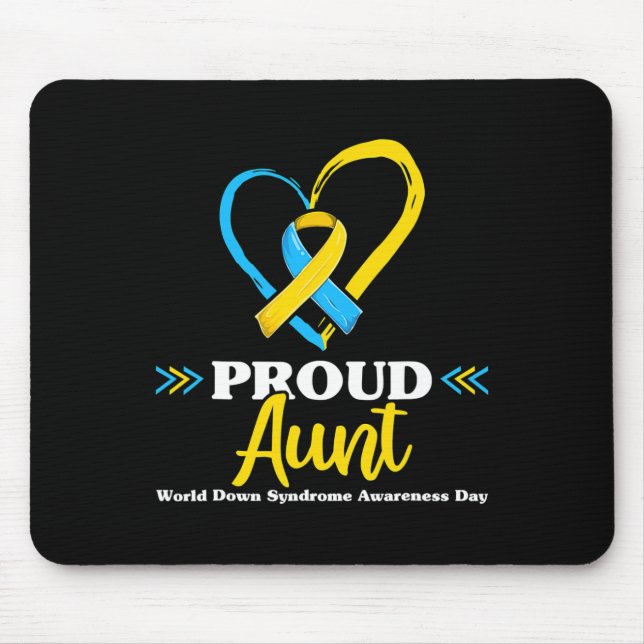 Mousepad Síndrome de Down Sensibilização da Tia 2 (Frente)
