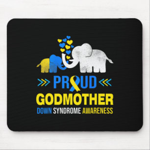 Mousepad Síndrome de Godman Down Sensibilização Ribb Amarel