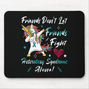 Mousepad Síndrome de Heterotaxia Unicórnio de Apoio à Consc