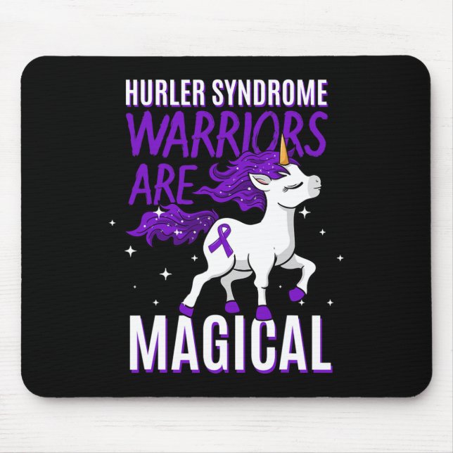 Mousepad Síndrome de Hurler Conhecimento do Guerreiro Unicó (Frente)