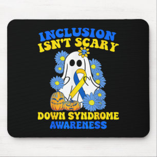 Mousepad Síndrome de Inclusão Não Assustadora do Halloween