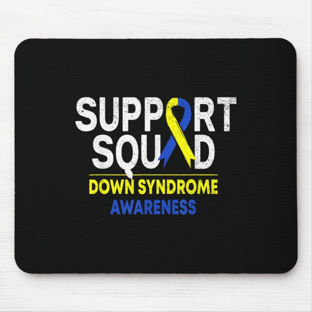 Mousepad Síndrome de suporte esquadrão para baixo T21 Awarn (Frente)