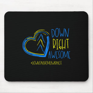 Mousepad Síndrome Nacional para Baixo Consciência Mês para
