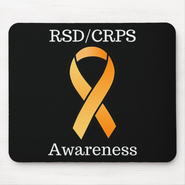 Mousepad Síndrome Regional Complexa de Dor Consciência CRPS (Frente)