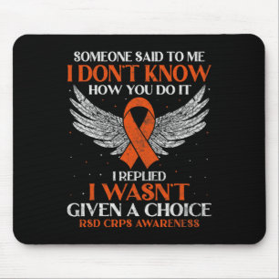 Mousepad Síndrome Regional Complexa de Dor Consciência CRPS